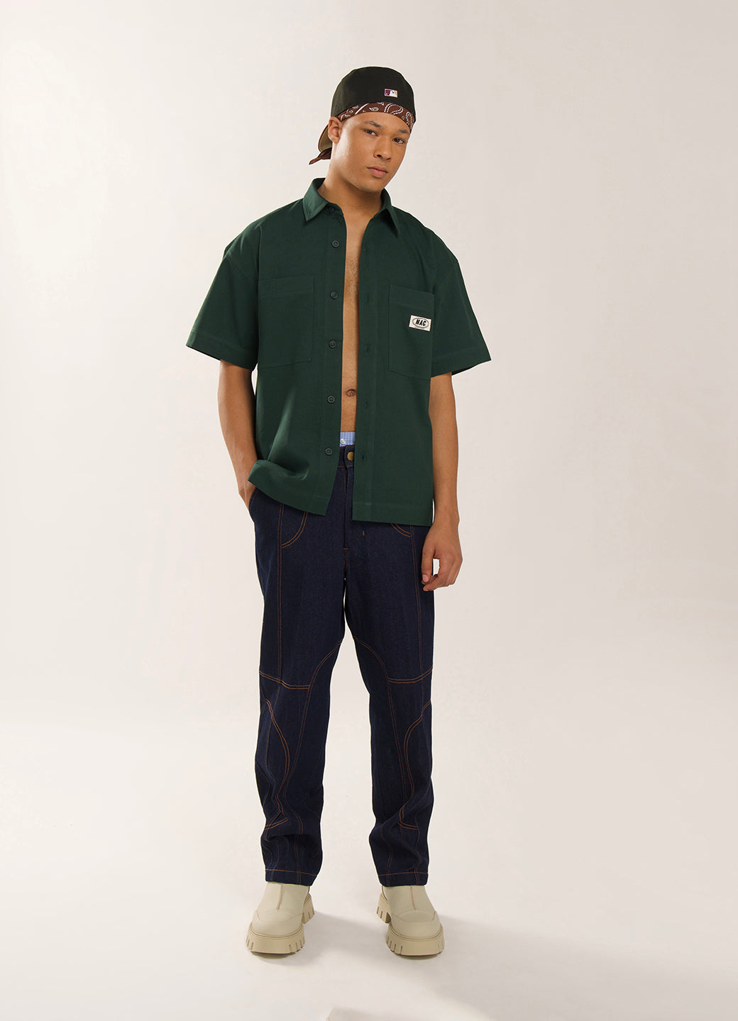 CLASSY HARLEM  SHIRT - GREEN