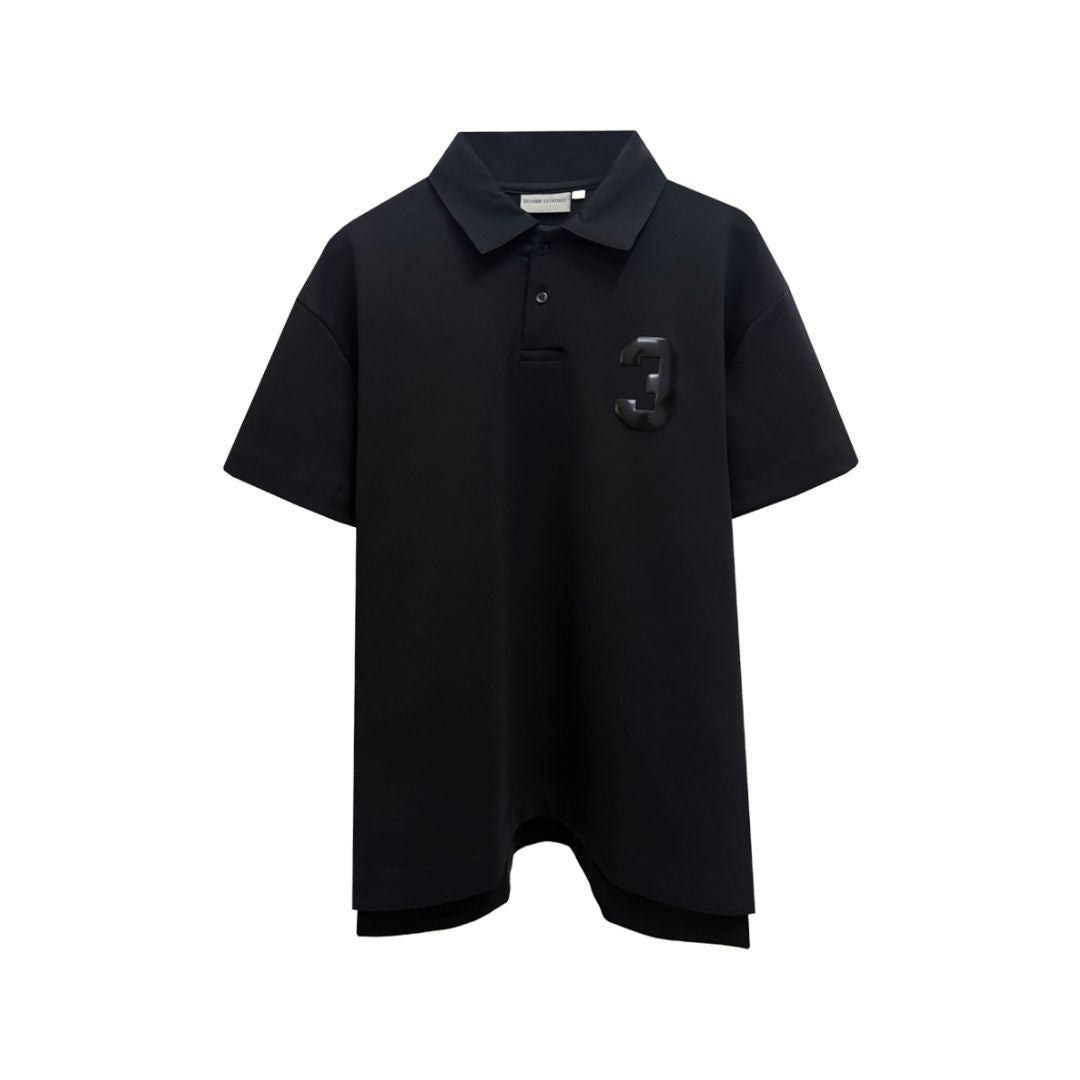 Everyday Polo T-shirt in Black [Unisex]