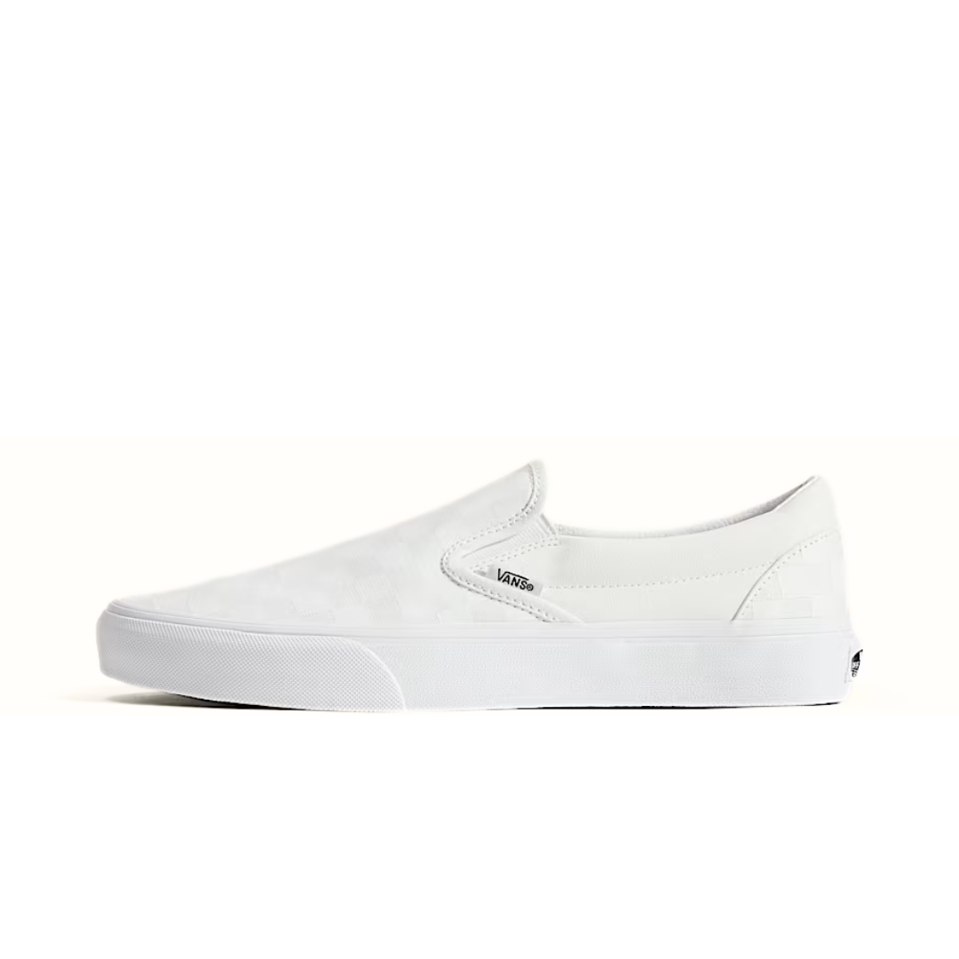 Vans Classic Slip-On Checkerboard True White