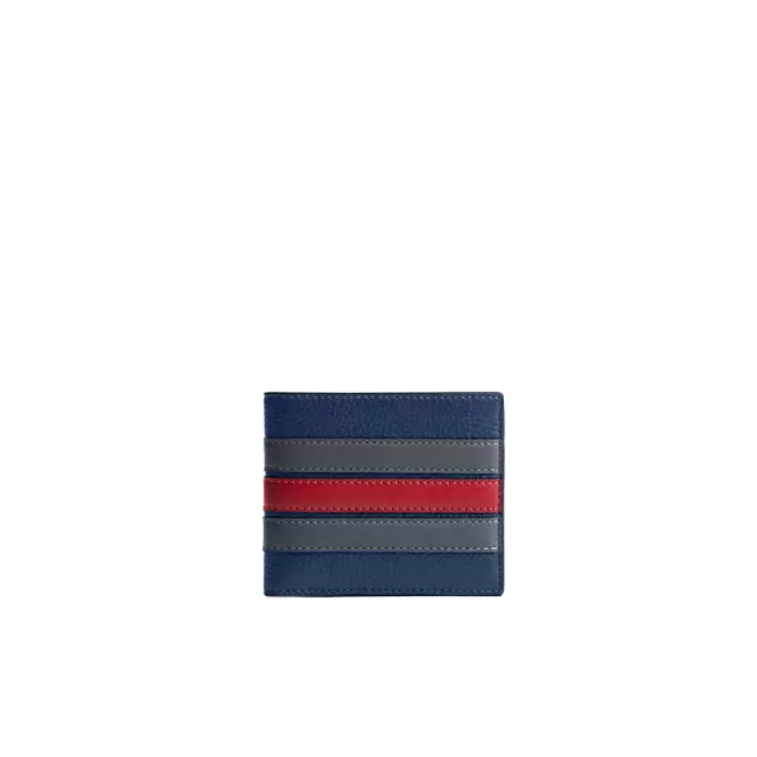 #color_pebbled leather Deep Blue Multi