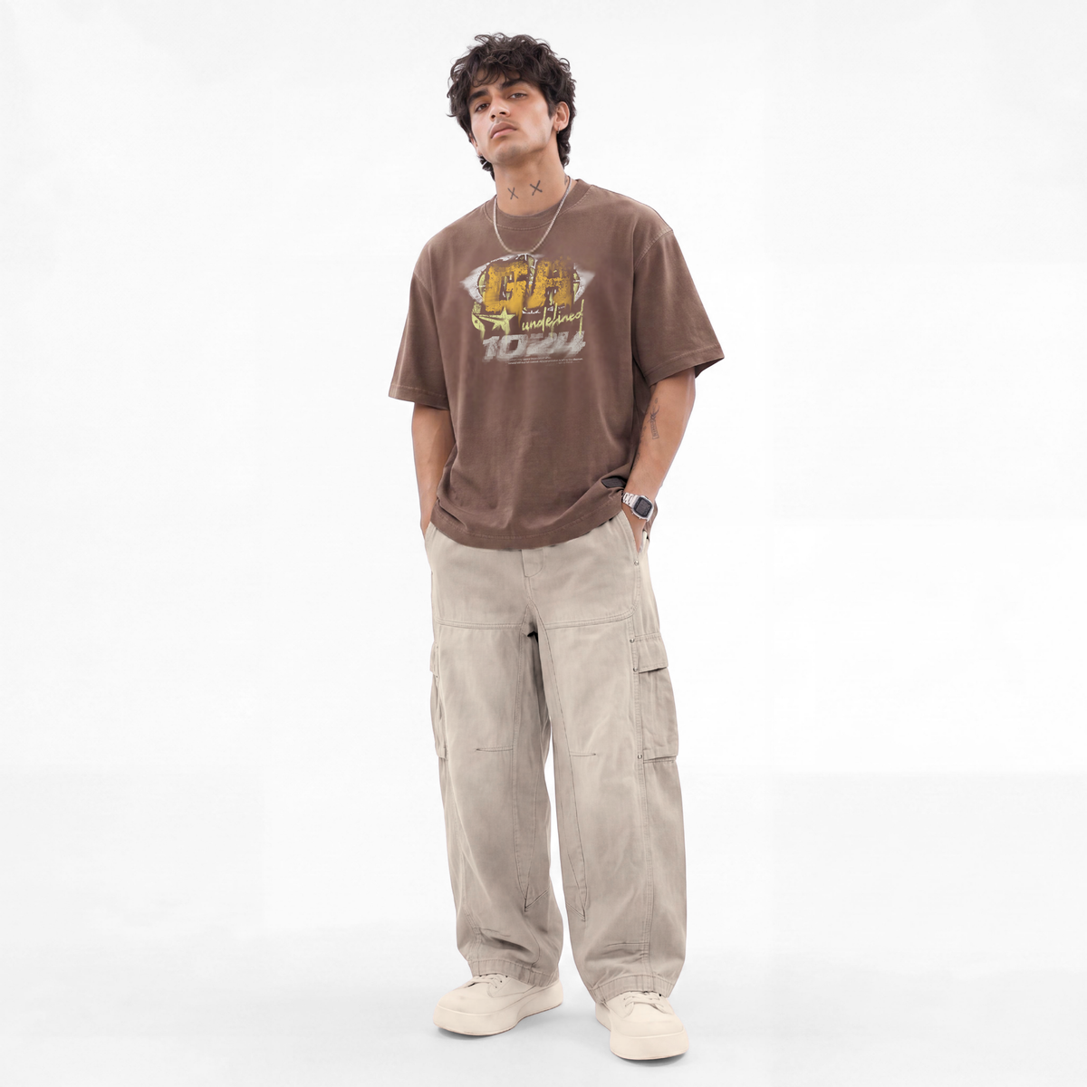 UNDEFINED BROWN T-SHIRT