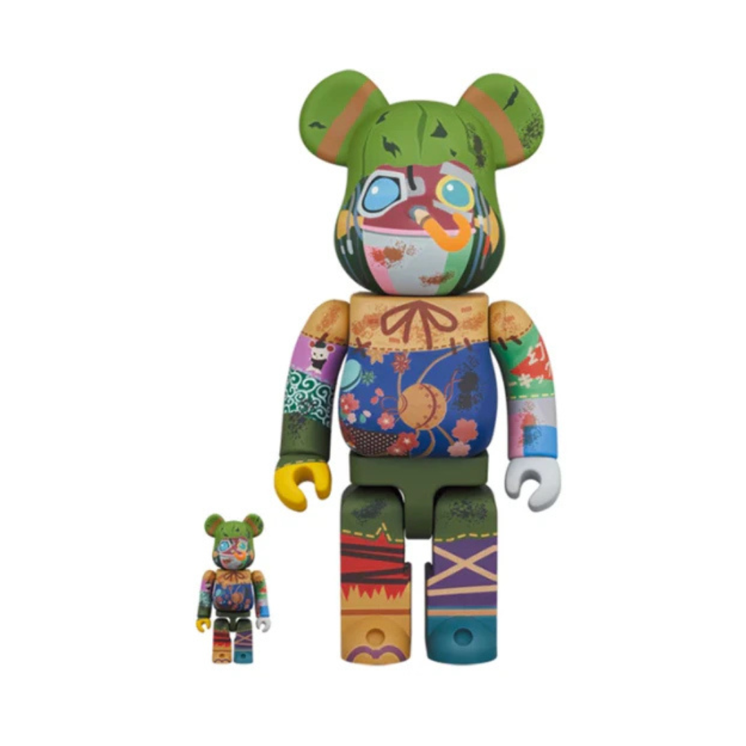 Bearbrick Poupelle of Chimney Town 100% & 400% Set Multi