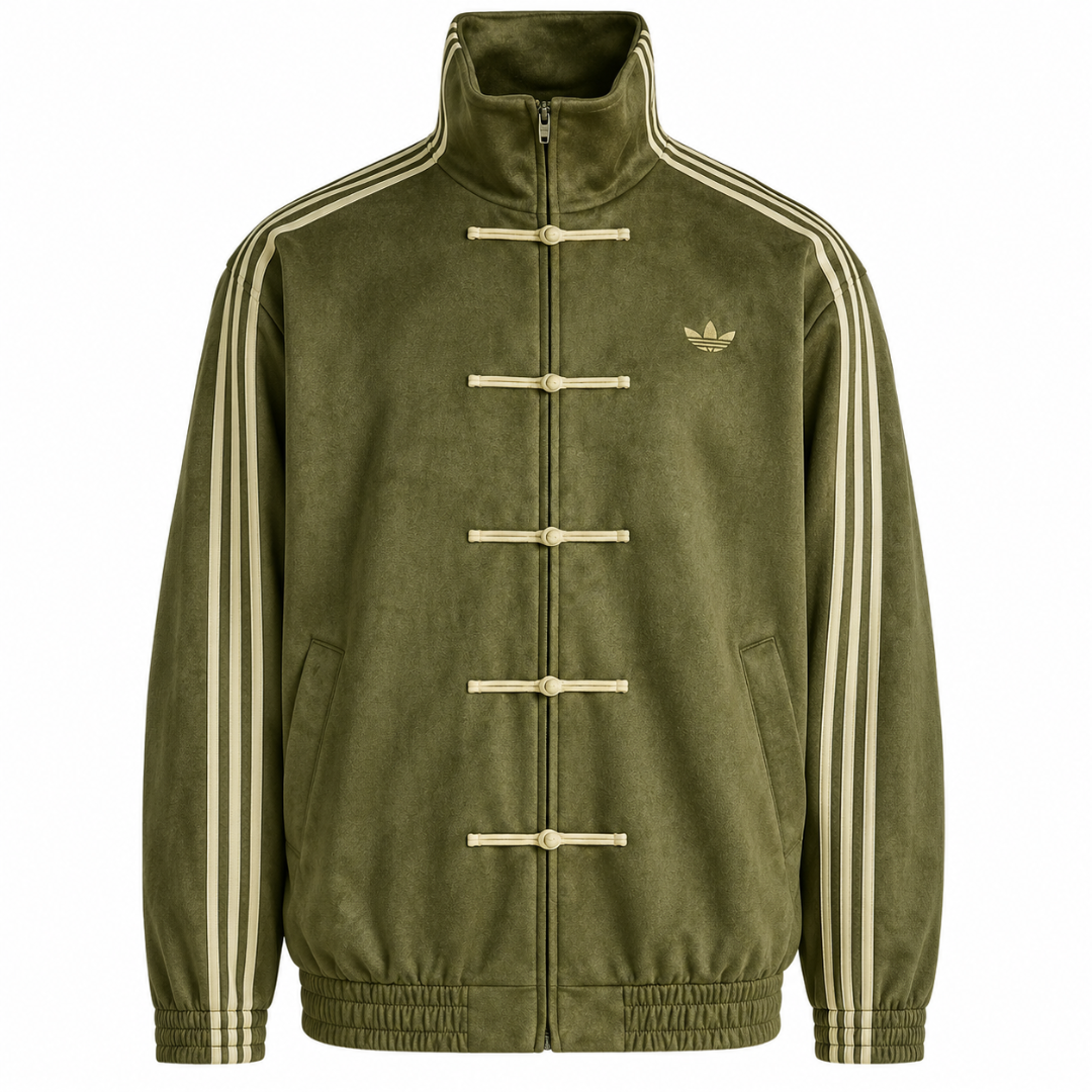 ADIDAS ORIGINALS CTT Chinese Track Top Casual Jacket Olive