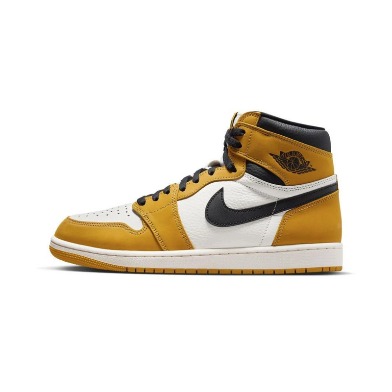 Jordan black sales and yellow 1