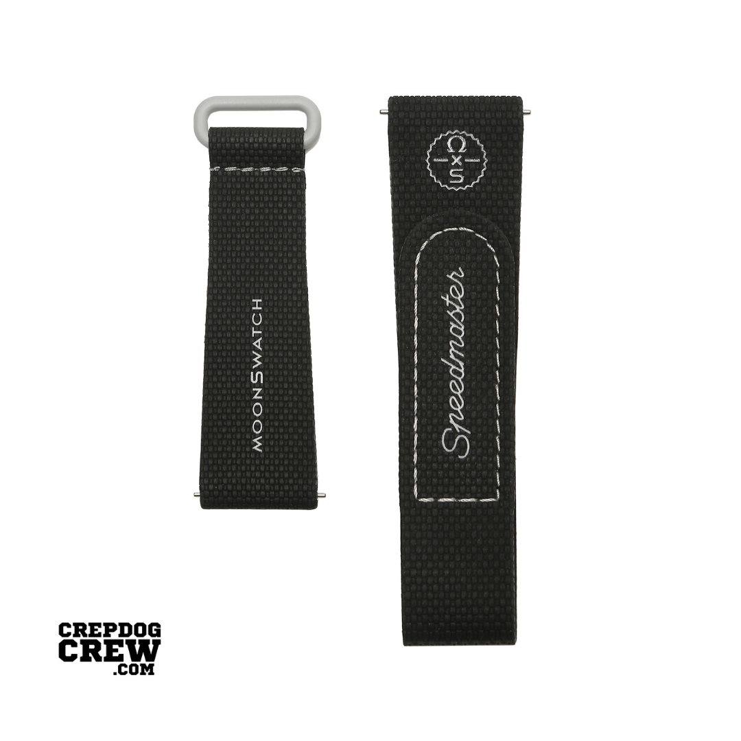 Swatch x Omega Bioceramic Moonswatch Black Grey Straps