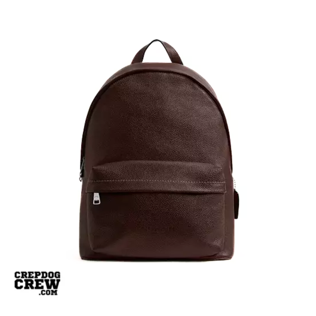 Coach Taylor Backpack pebbled leather Silver Maple