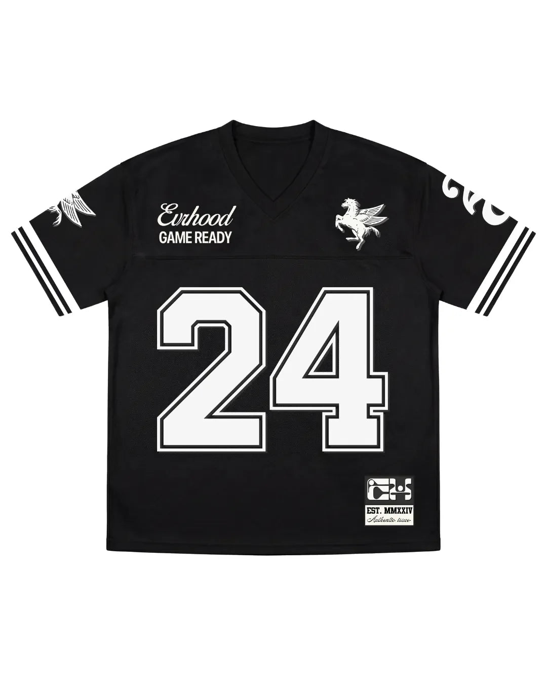 Winged Authority - Evrhood oversized graphic t-shirt on model