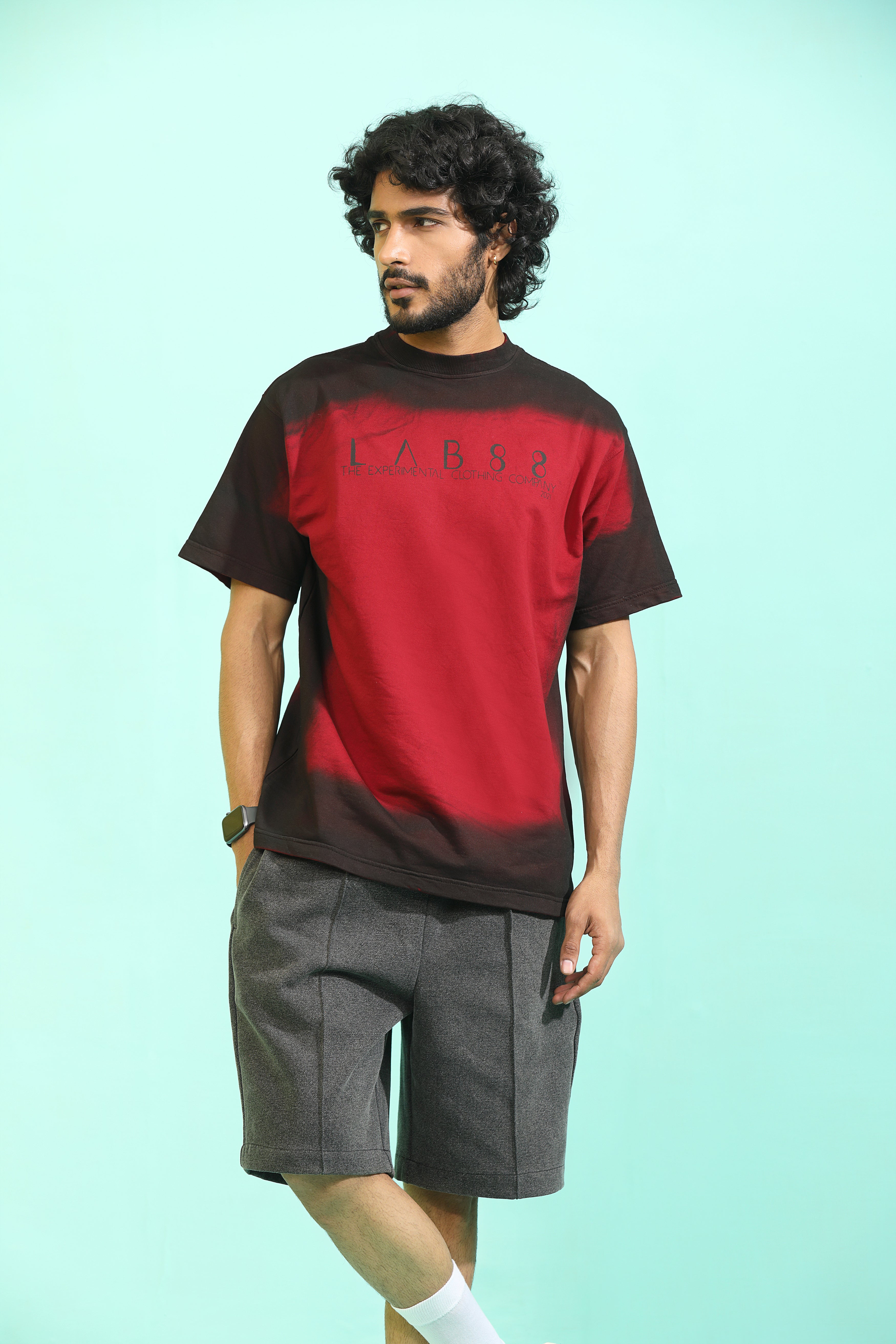 HEATMAP TEE (RED/BLACK)