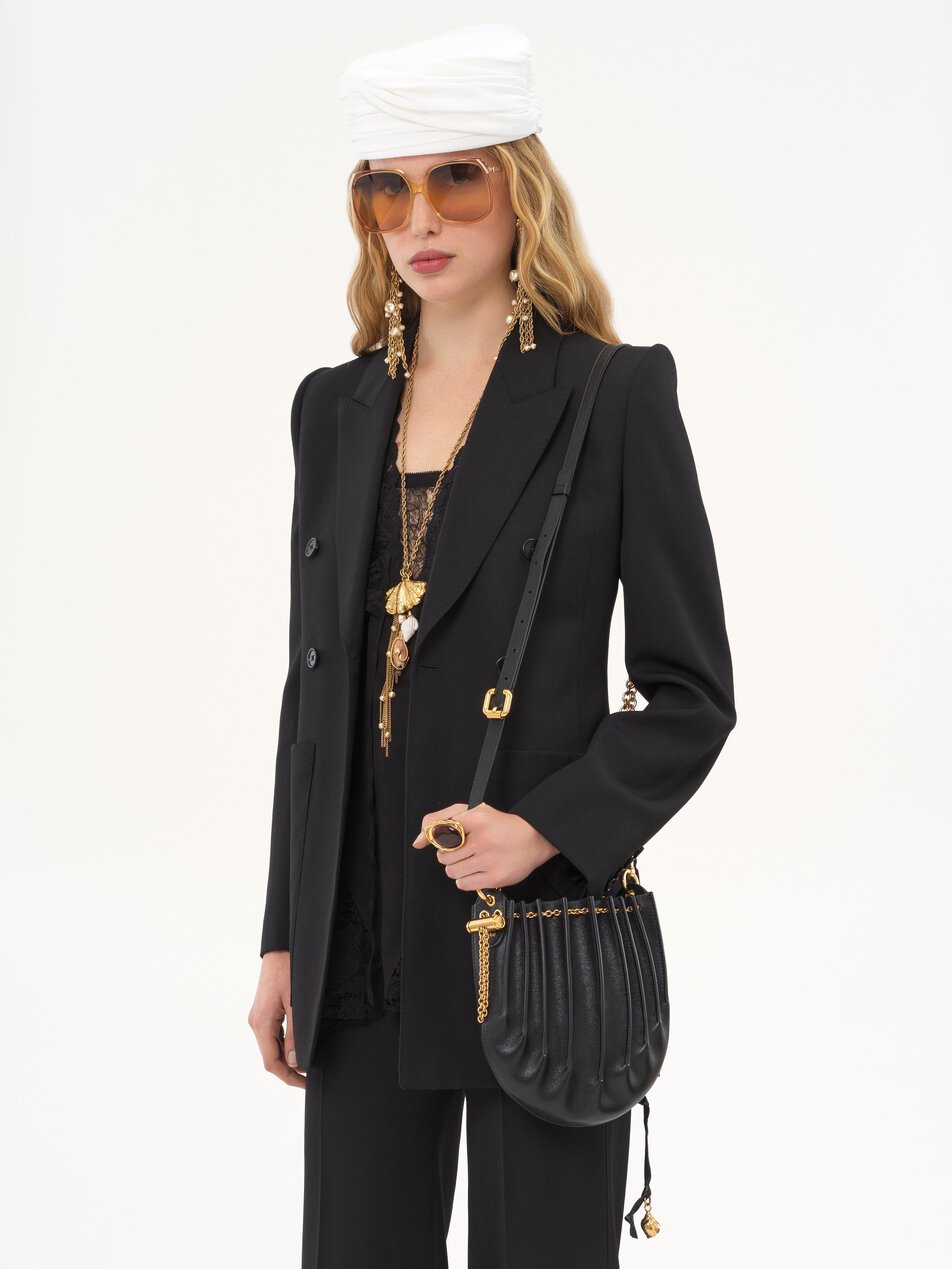 CHLOE Sea Treasures crossbody bag in soft leather Black