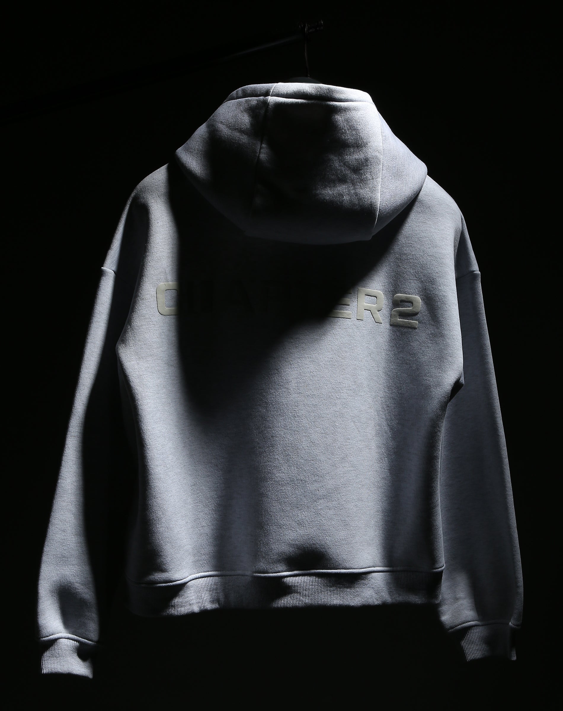 The Everyday Light Grey Hooded Zipper