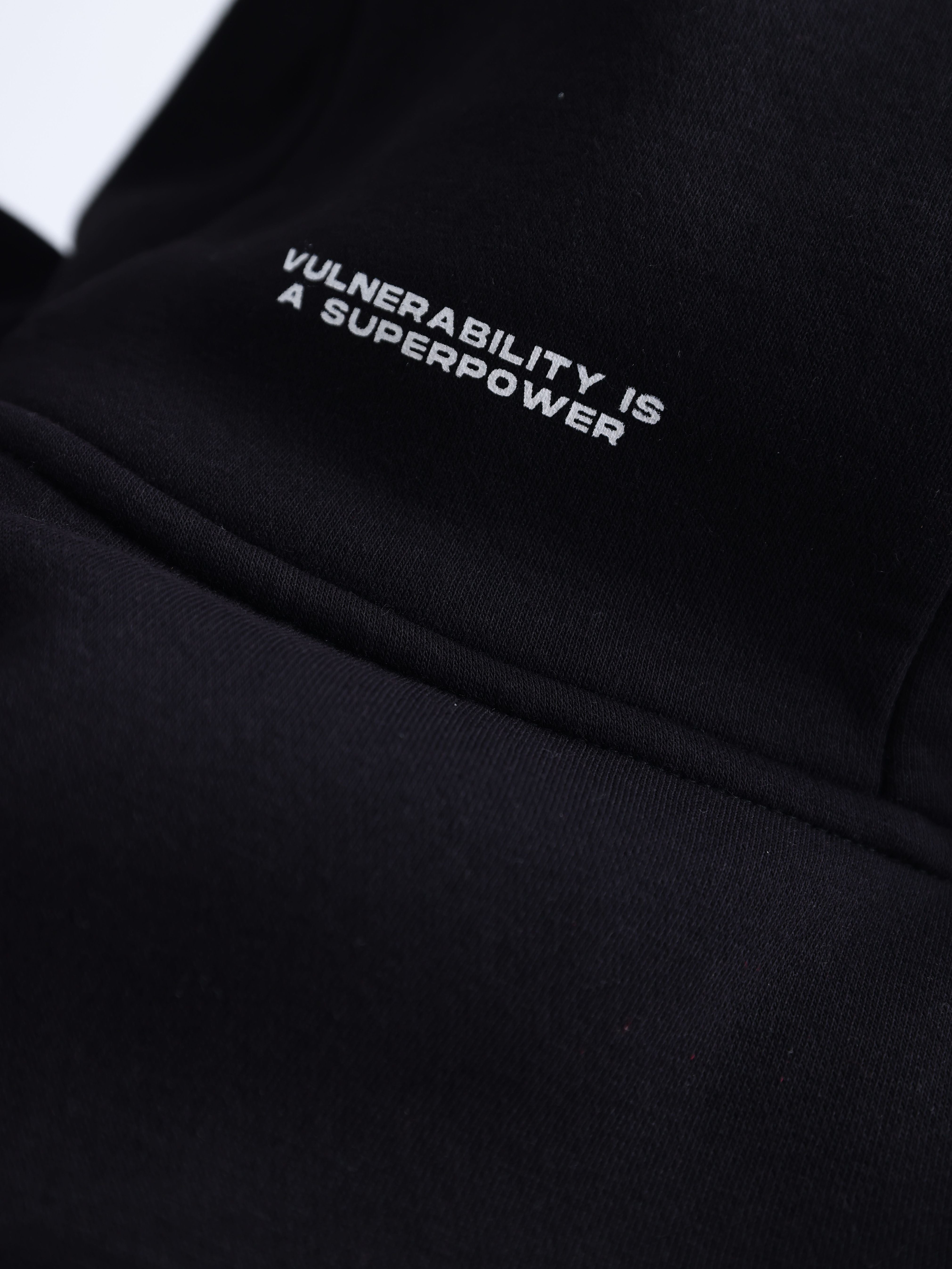 Black Everyday Zipper Hoodie