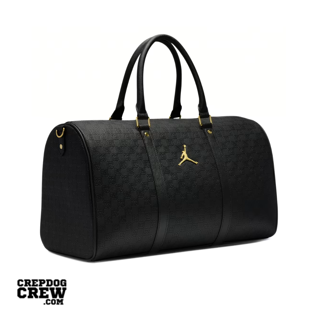 Jordan Monogram Duffle Bag 25L Black Gold