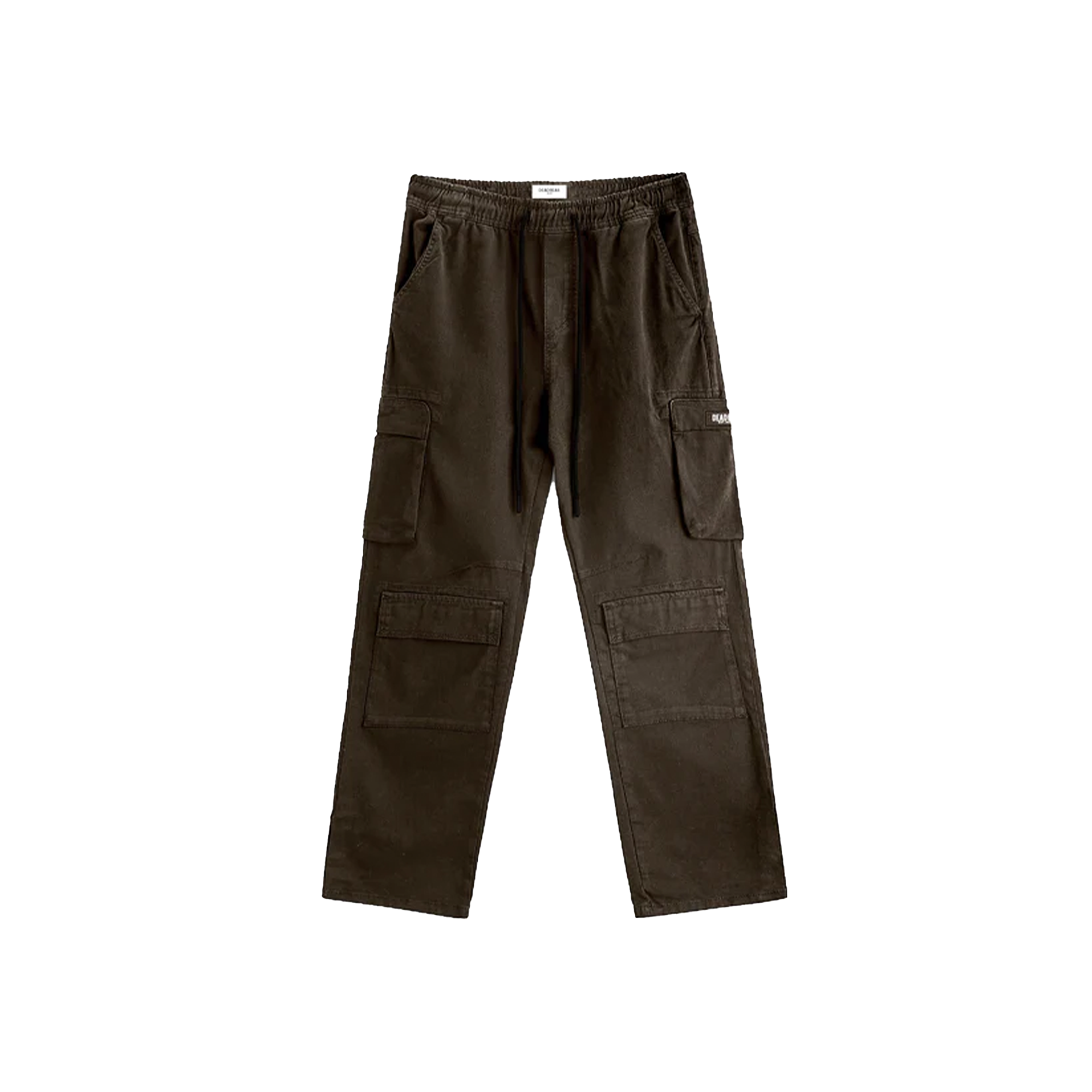 Washed Brown Cargo Pants