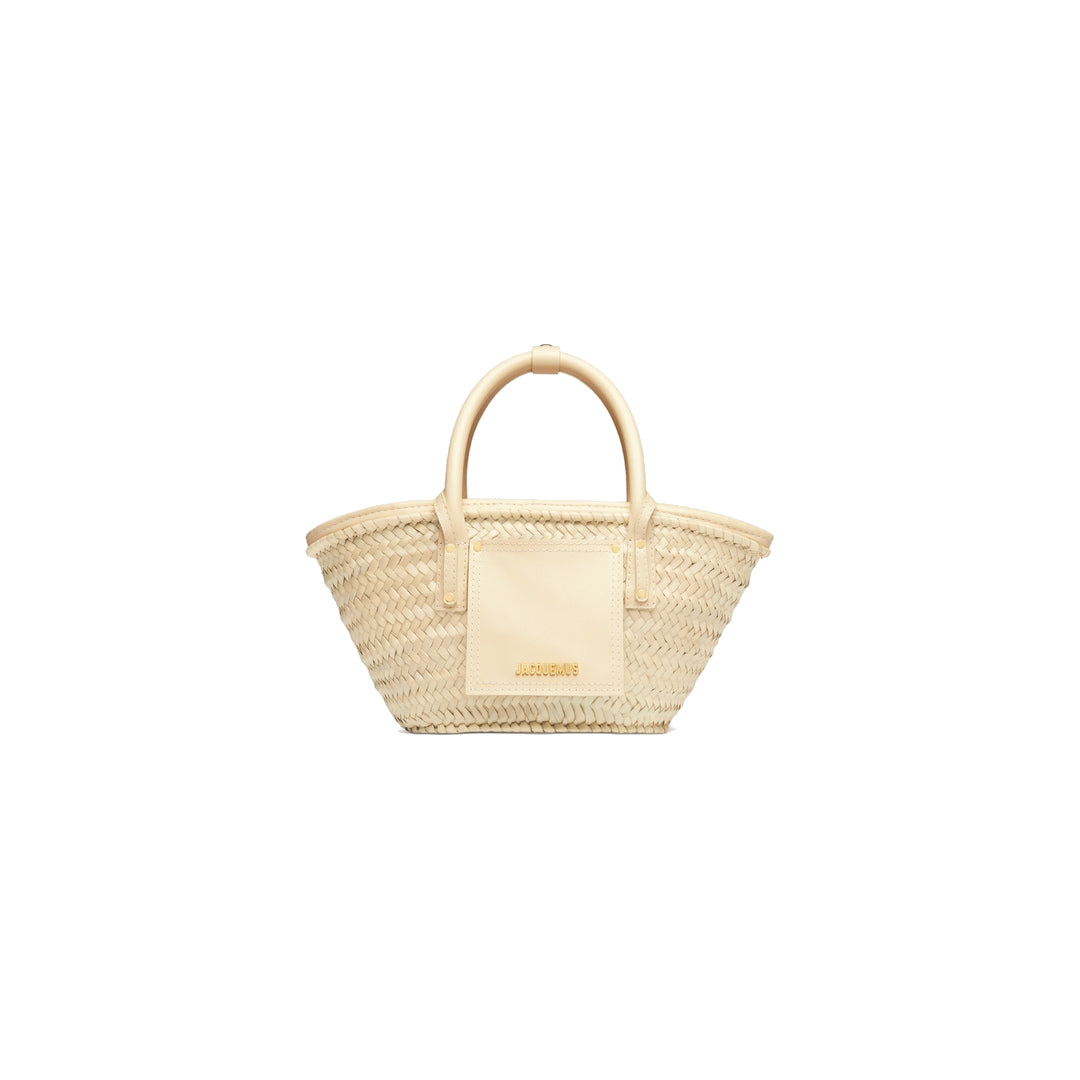 jacquemus The small Soli basket Ivory