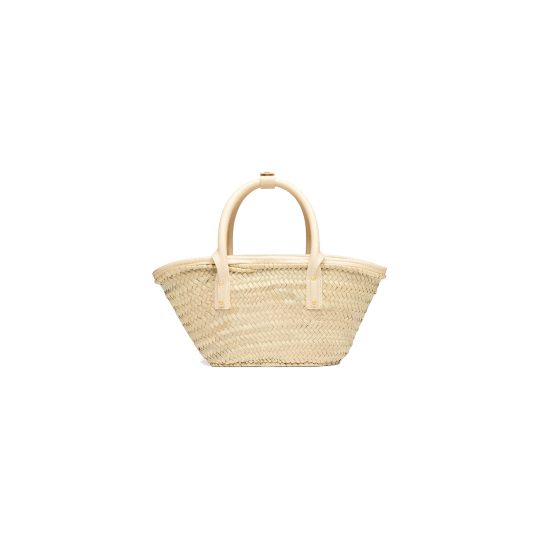 jacquemus The small Soli basket Ivory