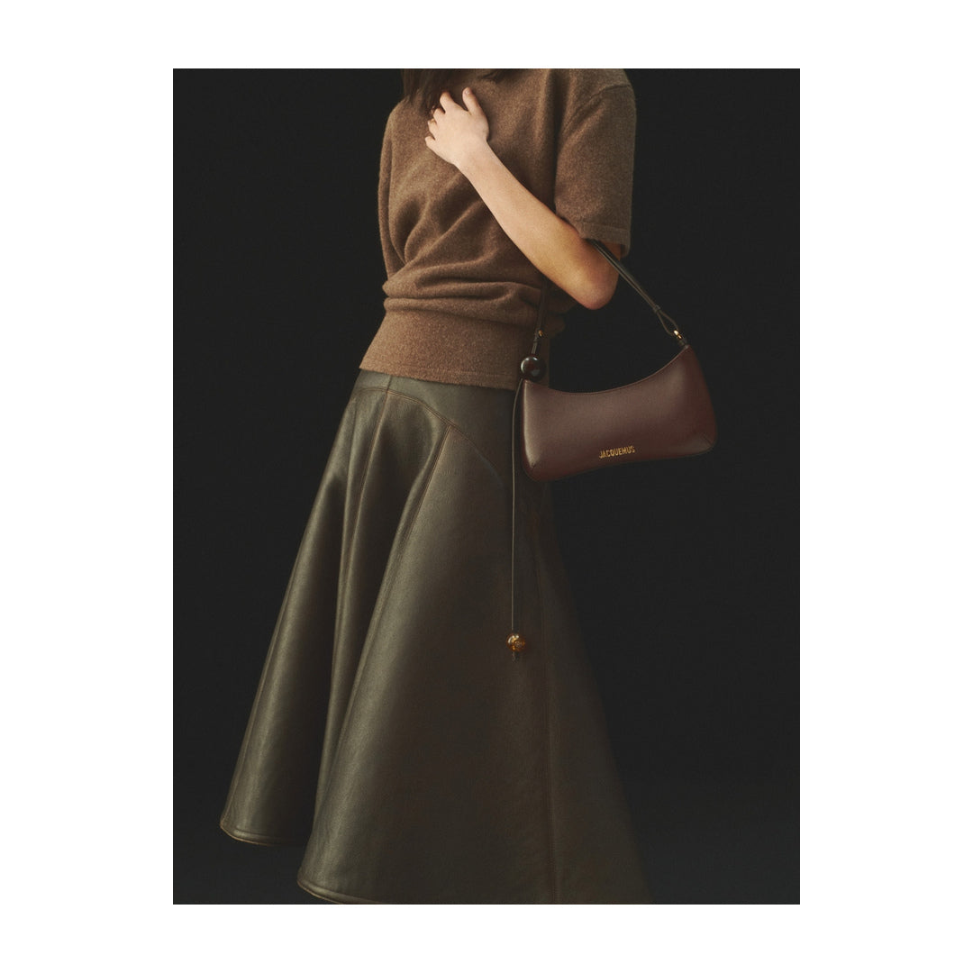jacquemus The Bisou Perle Medium Brown