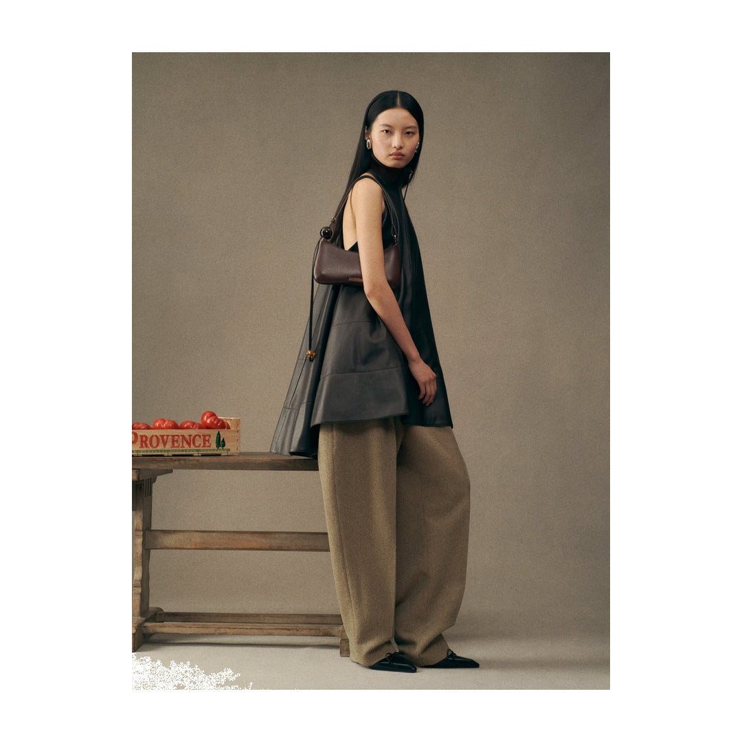 jacquemus The Bisou Perle Medium Brown