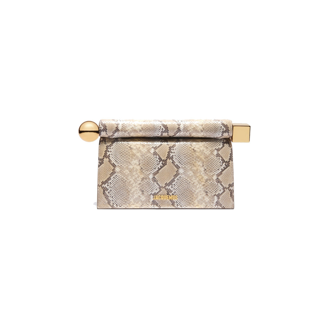 jacquemus The Rond Carré clutch Beige