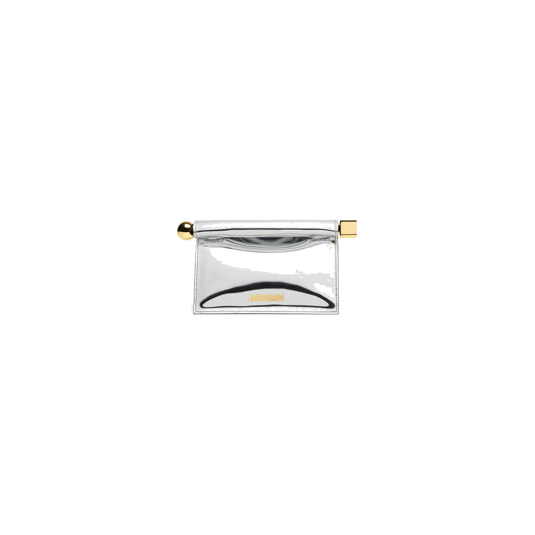 jacquemus The small Rond Carré clutch Silver