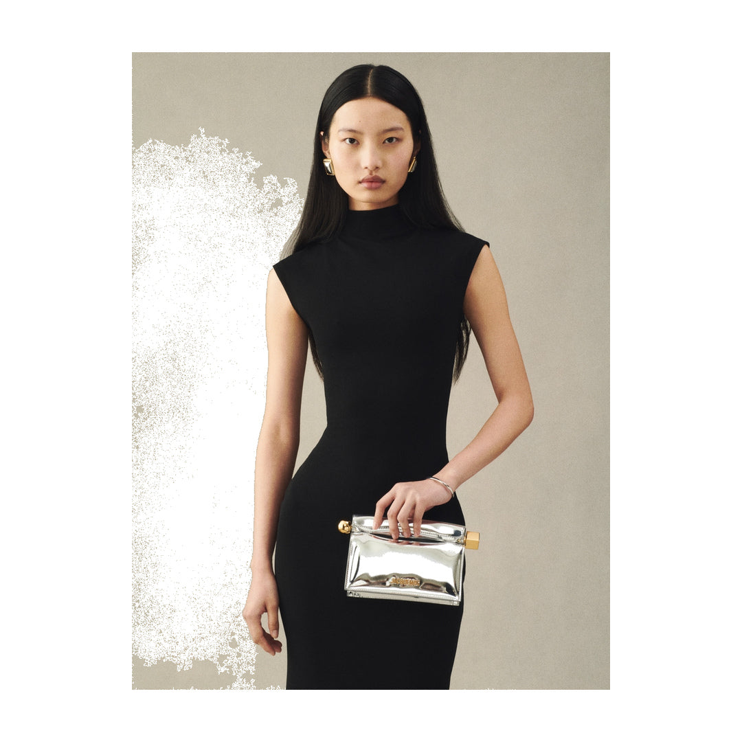 jacquemus The small Rond Carré clutch Silver
