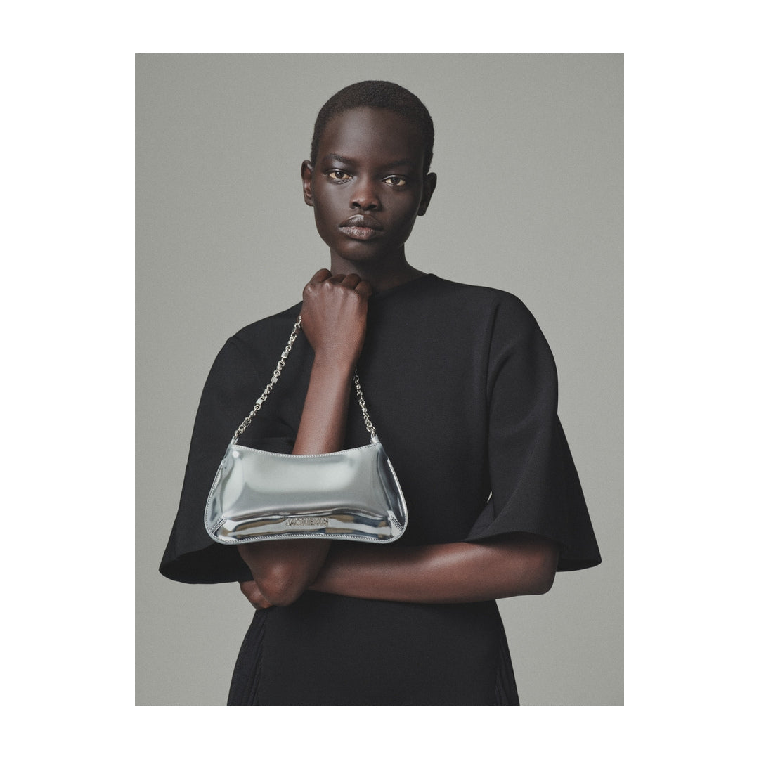 jacquemus The small Bisou Chaîne Silver