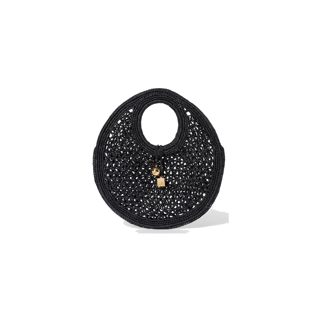 jacquemus The Spiaggia small round bag Black