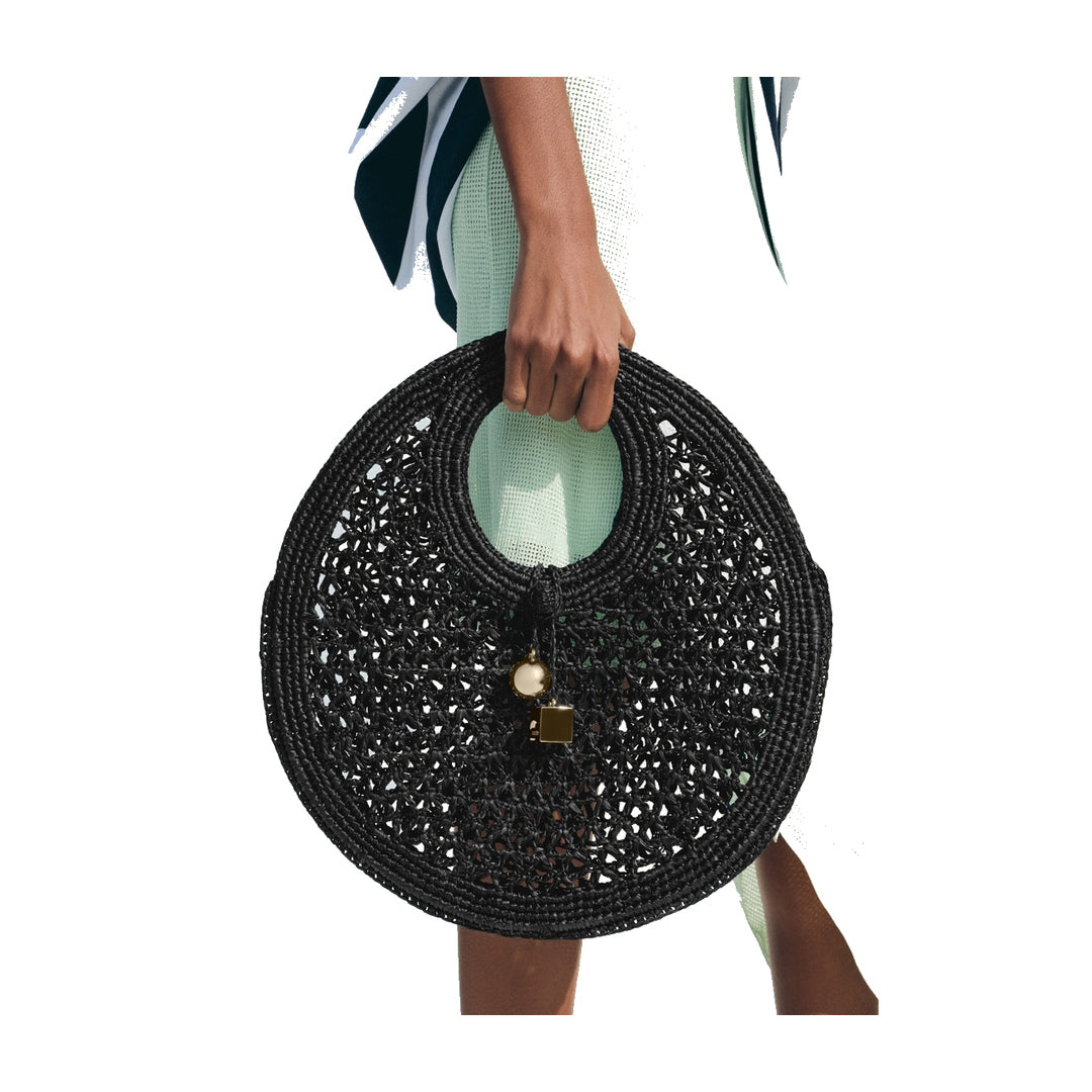 jacquemus The Spiaggia small round bag Black