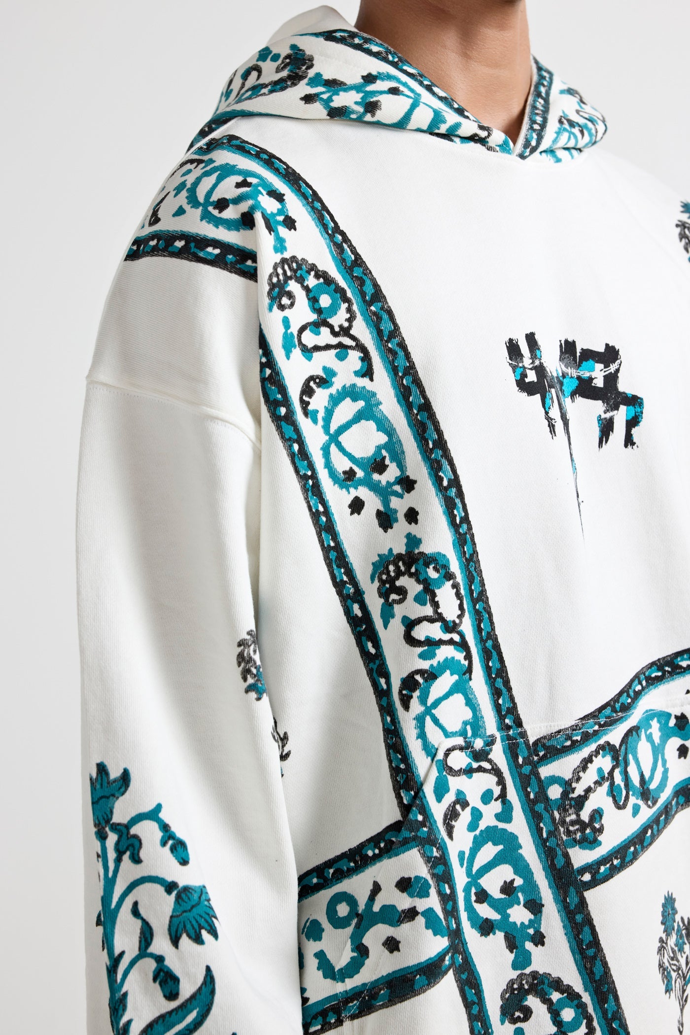 "Cosmic" Blockprint Hoodie