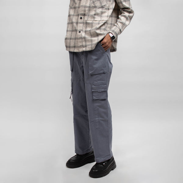 WASHED OUT CARGO|BAGGY PANTS
