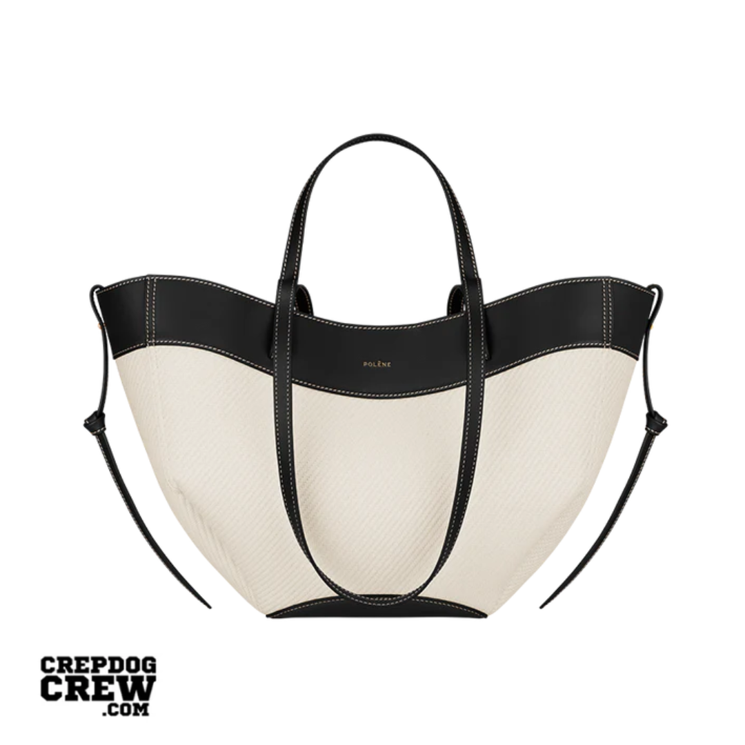 polene Cyme Mini Edition Black Canvas