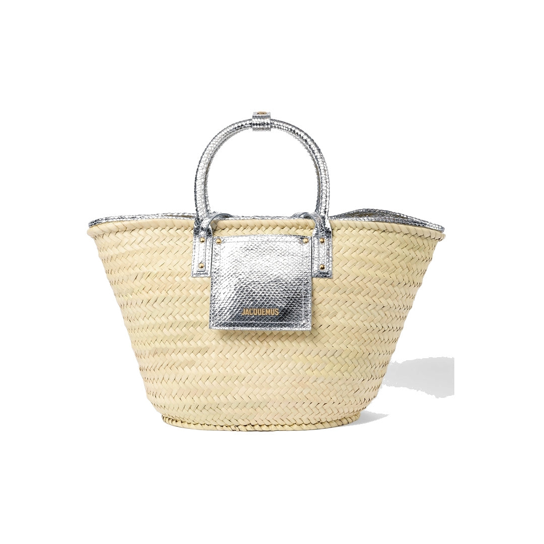 jacquemus The Soli basket Silver