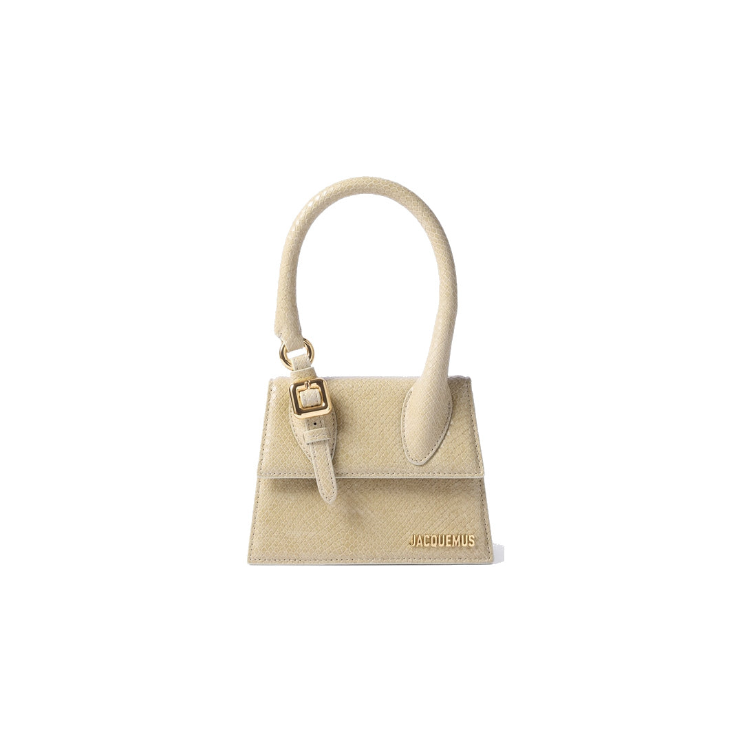 jacquemus The medium Chiquito with buckle Light Beige