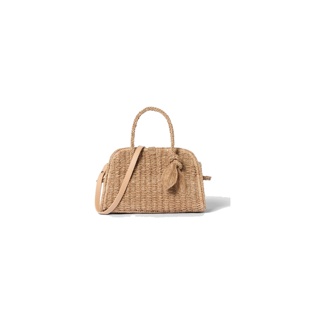 jacquemus The small raffia Turismo Beige