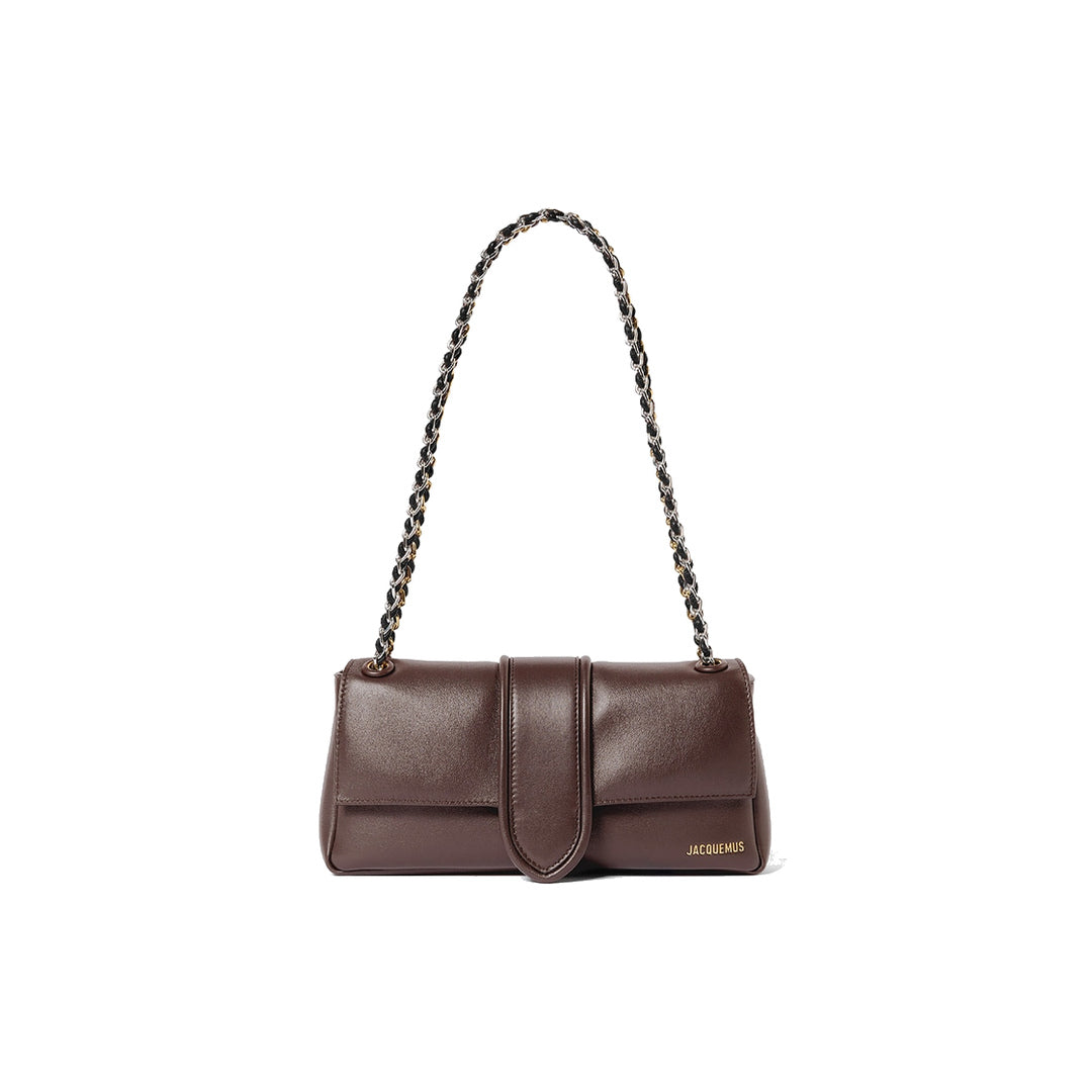 jacquemus The Bambino Chaîne Midnight Brown