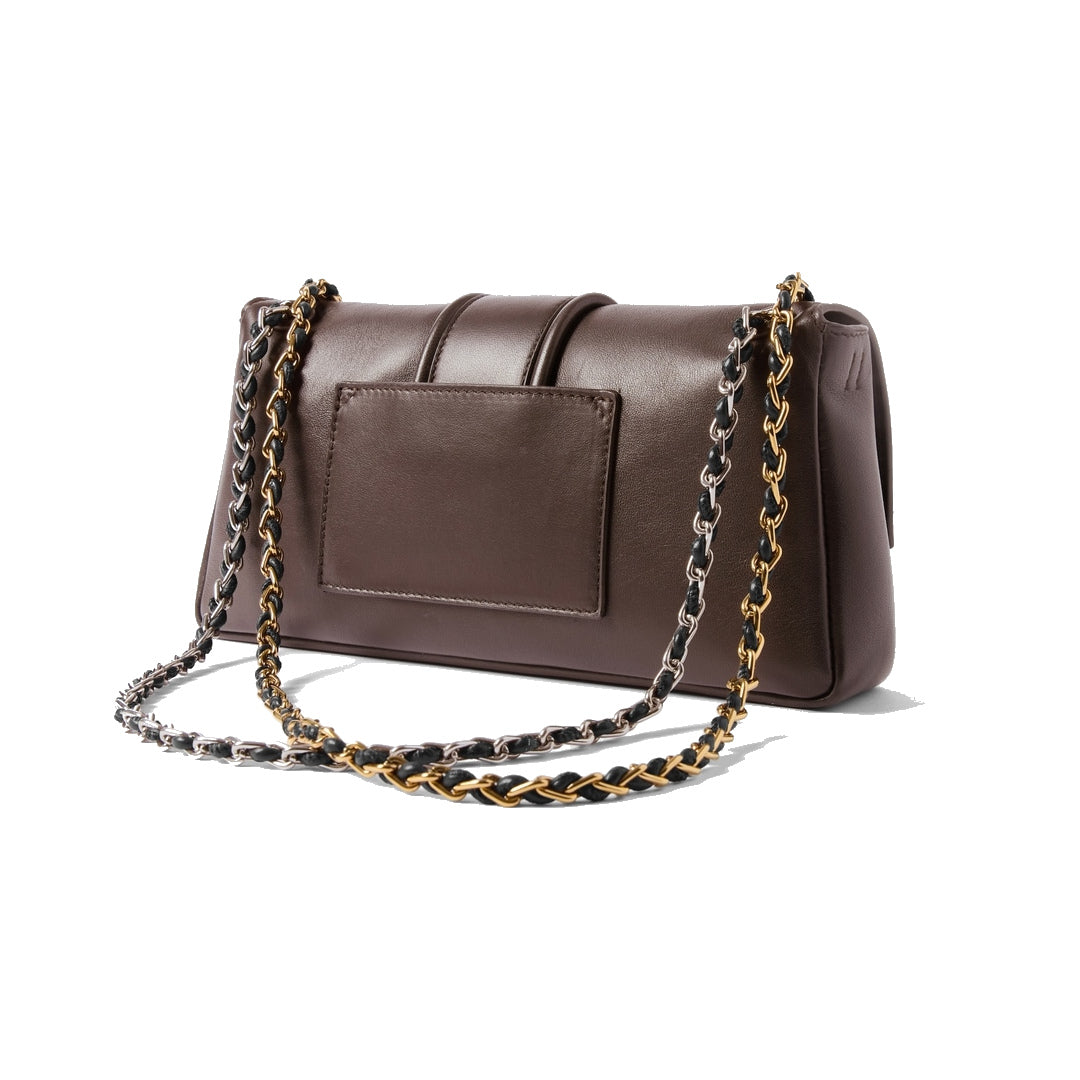 jacquemus The Bambino Chaîne Midnight Brown
