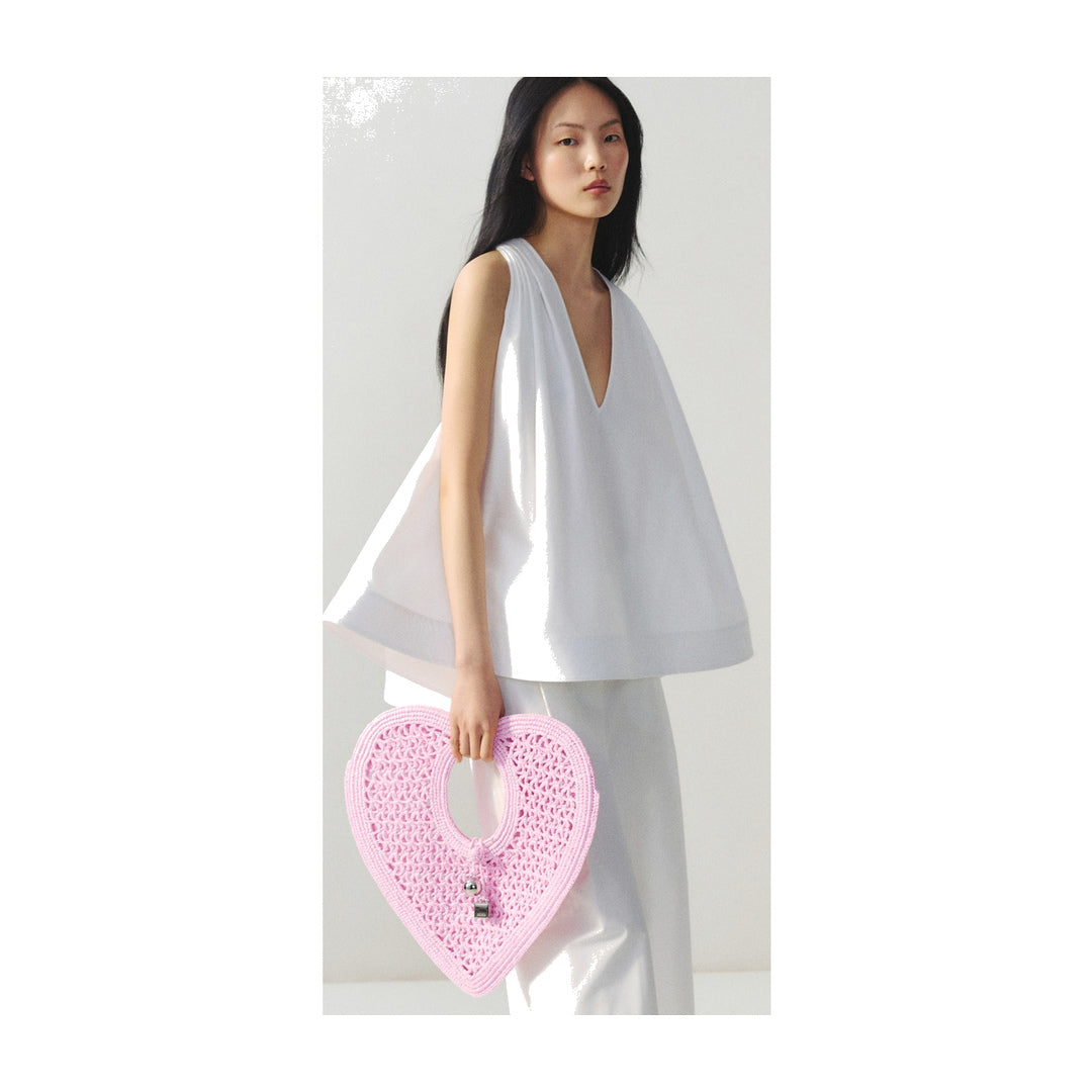 jacquemus The Spiaggia Coeur Light Pink