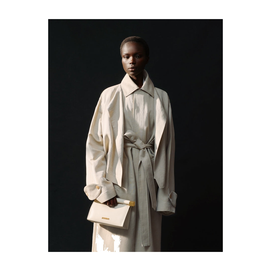 jacquemus The Rond Carré bag Light Ivory