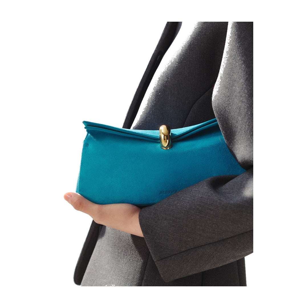 jacquemus The Valérie clutch Medium Blue
