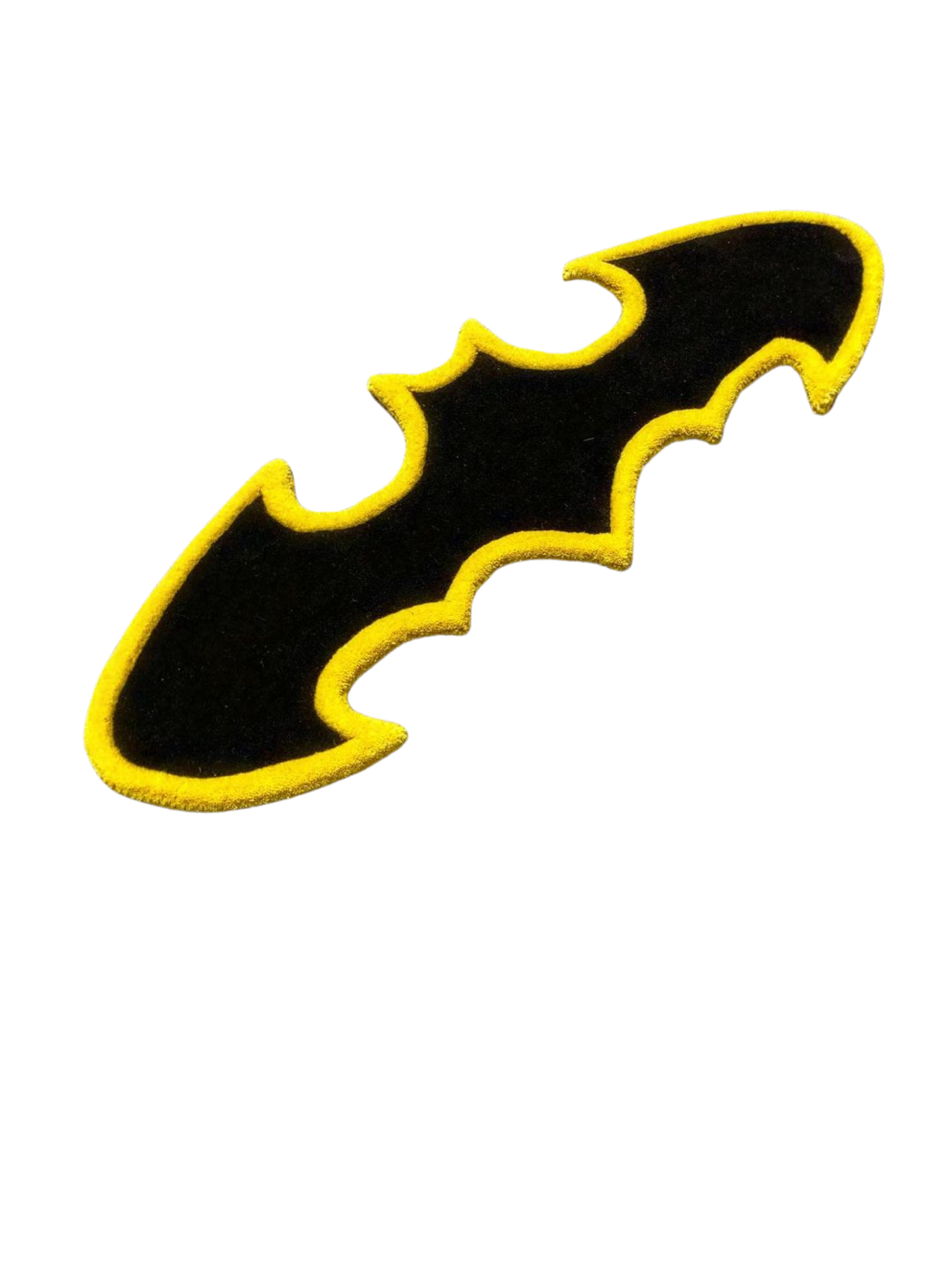 Batman Batarang 90's Hand Tufted Rug by The Drip Co.