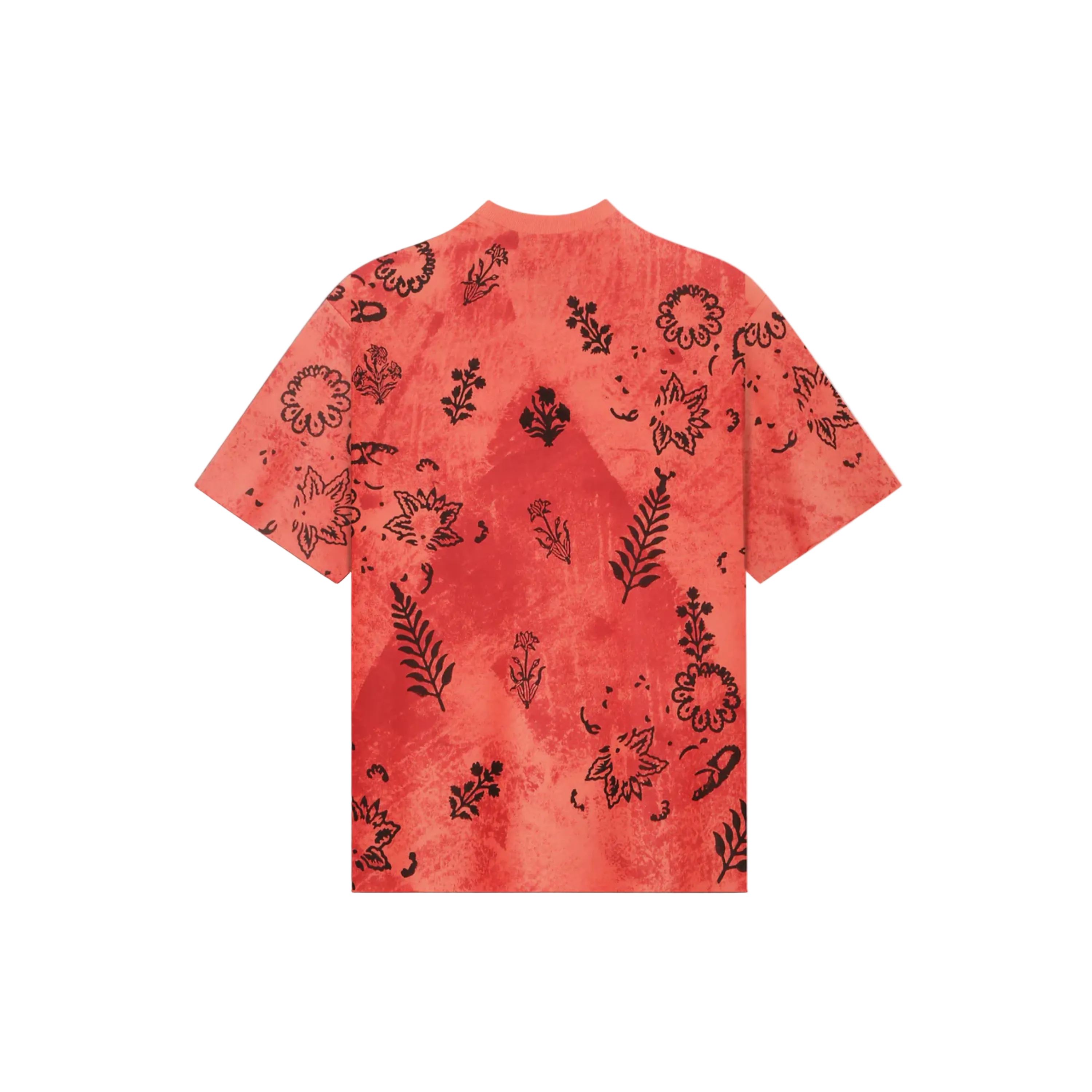 Coral Block Printed - Tshirt