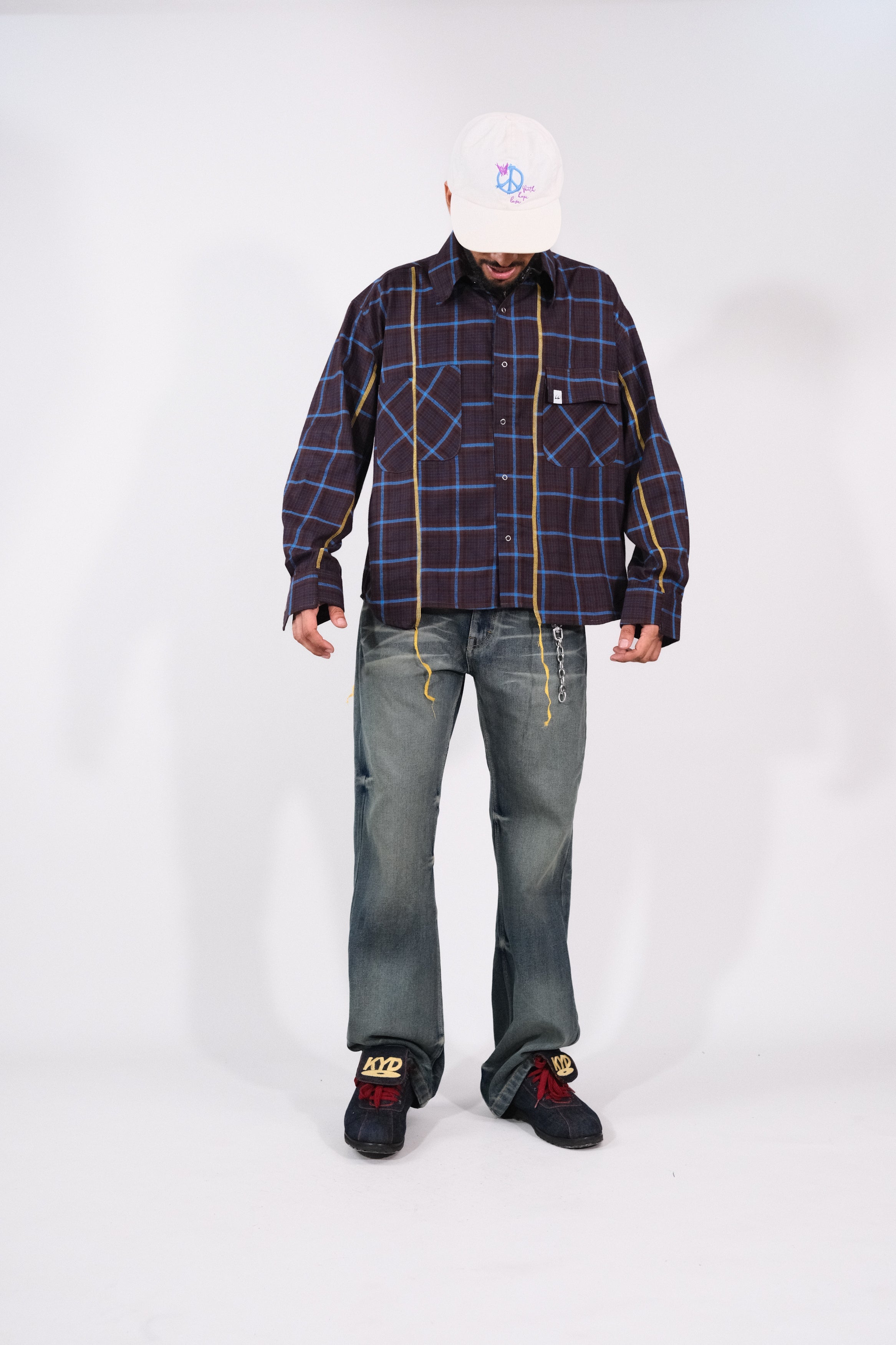 Matrix Shirt-Blue/Brown