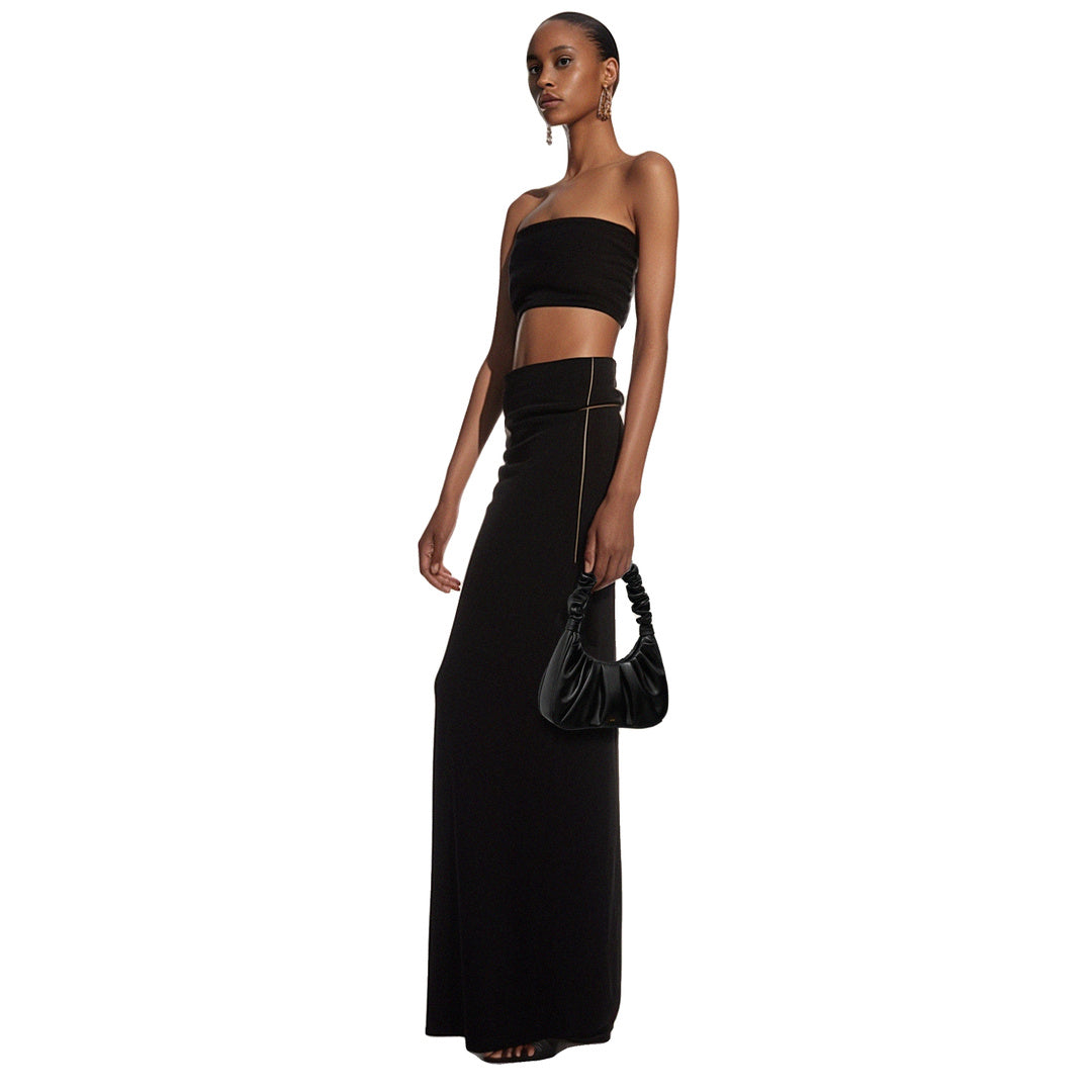 JW PEI Gabbi Ruched Hobo Handbag - Black