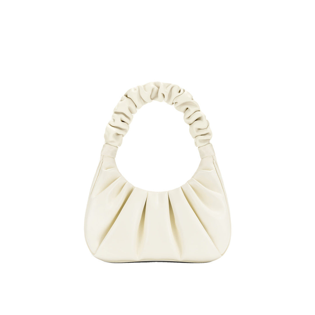 JW PEI Gabbi Ruched Hobo Handbag - White