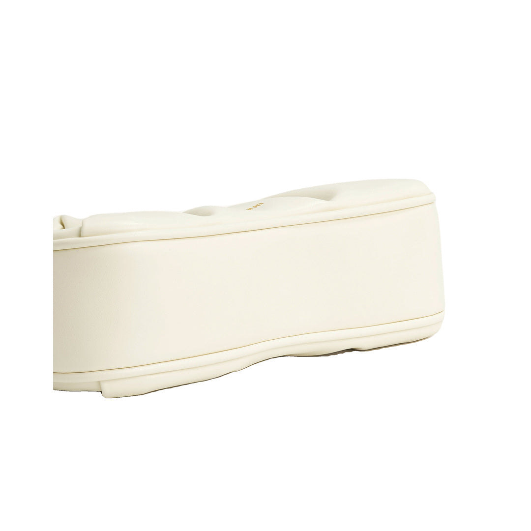 JW PEI Gabbi Ruched Hobo Handbag - White