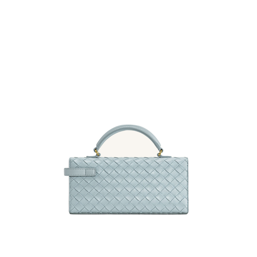 JW PEI Keyla Weave Texture Top Handle Bag - Blue