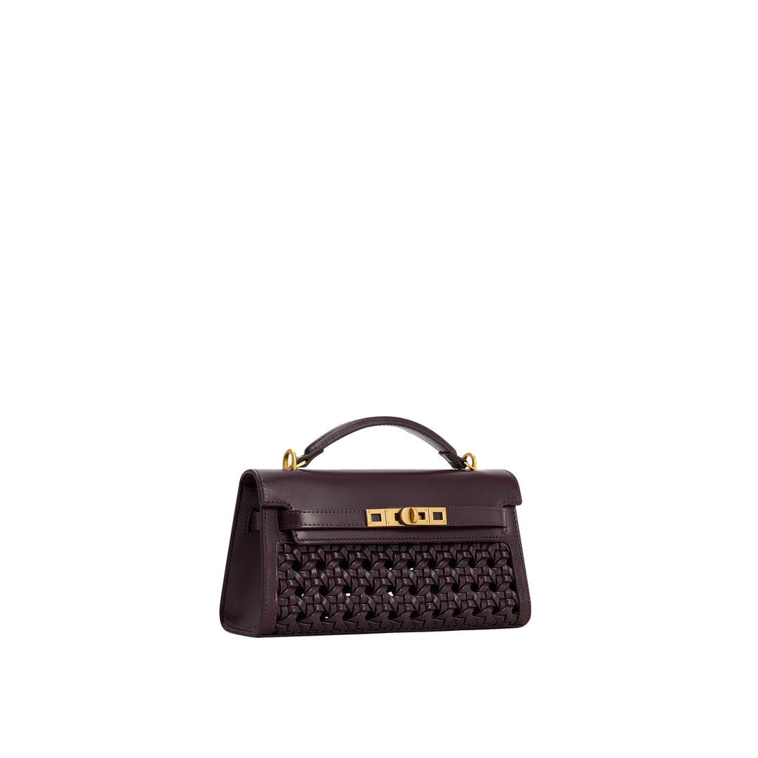 JW PEI Noor Top Handle Bag - Dark Red