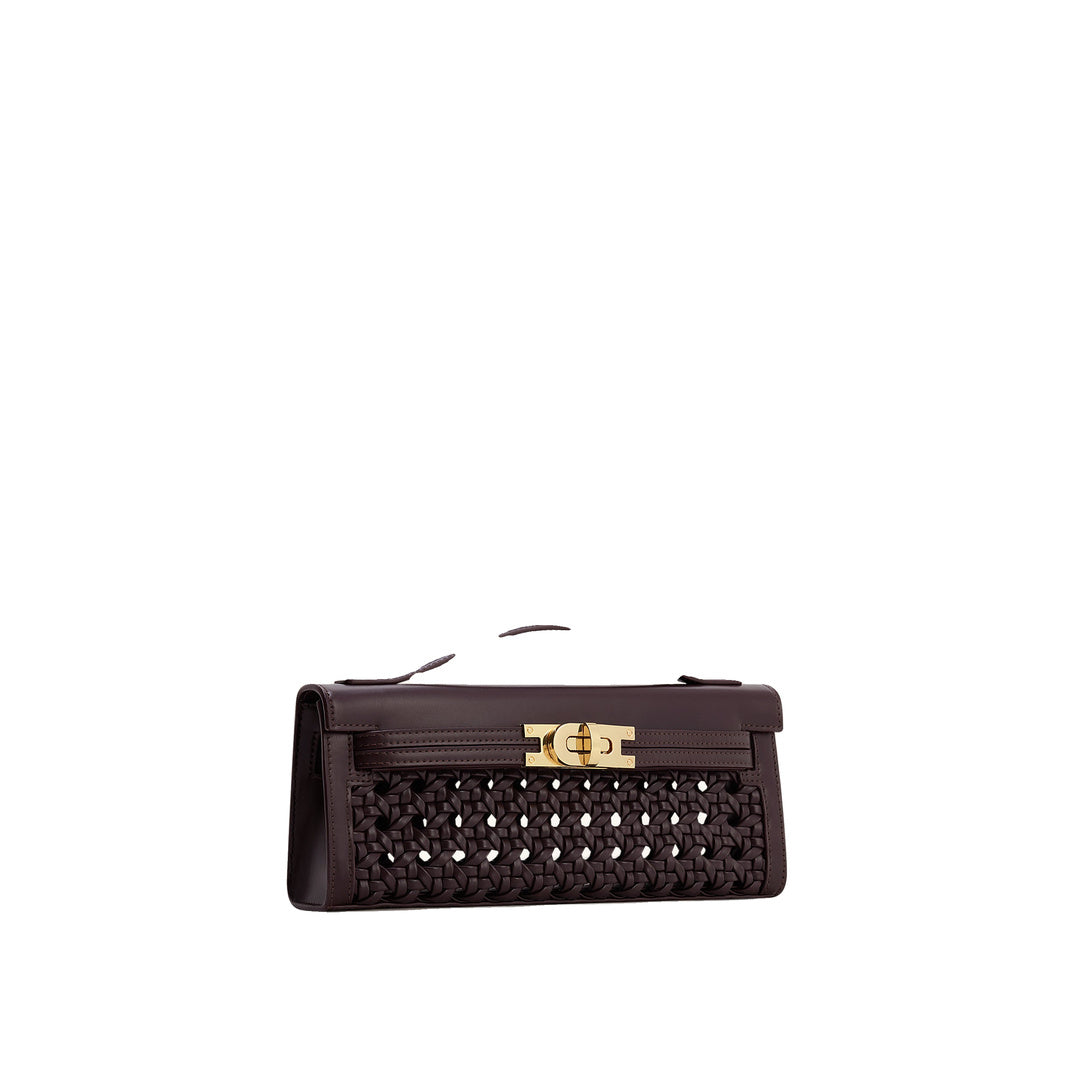 JW PEI Bria Structured Top Handle Bag - Dark Red