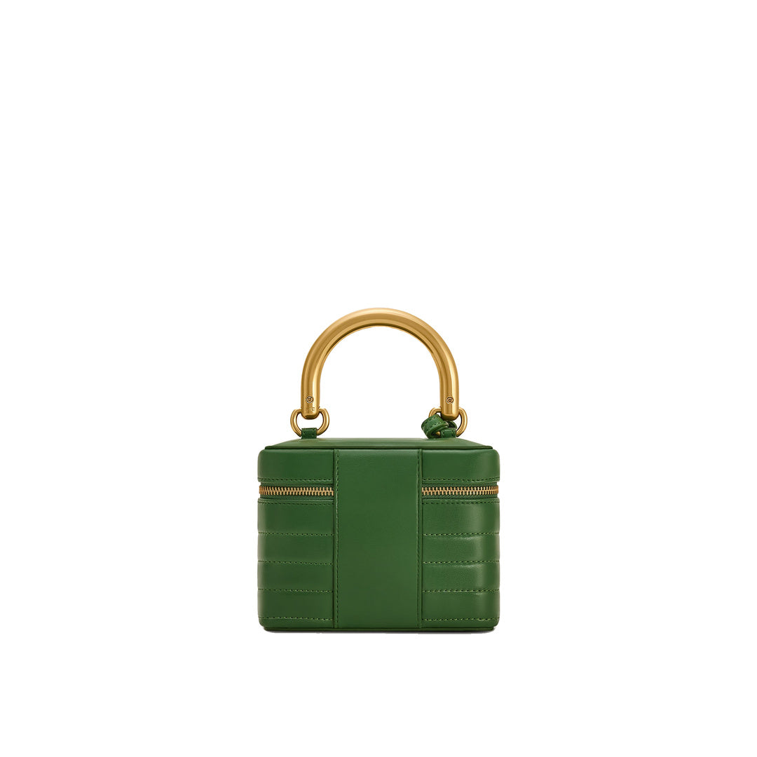 JW PEI Evelyn Quilted Box Top Handle Bag - Green