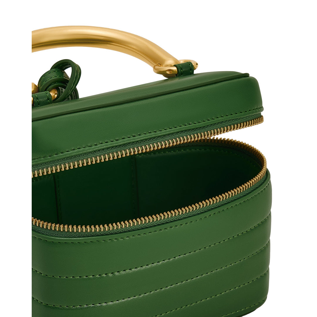 JW PEI Evelyn Quilted Box Top Handle Bag - Green