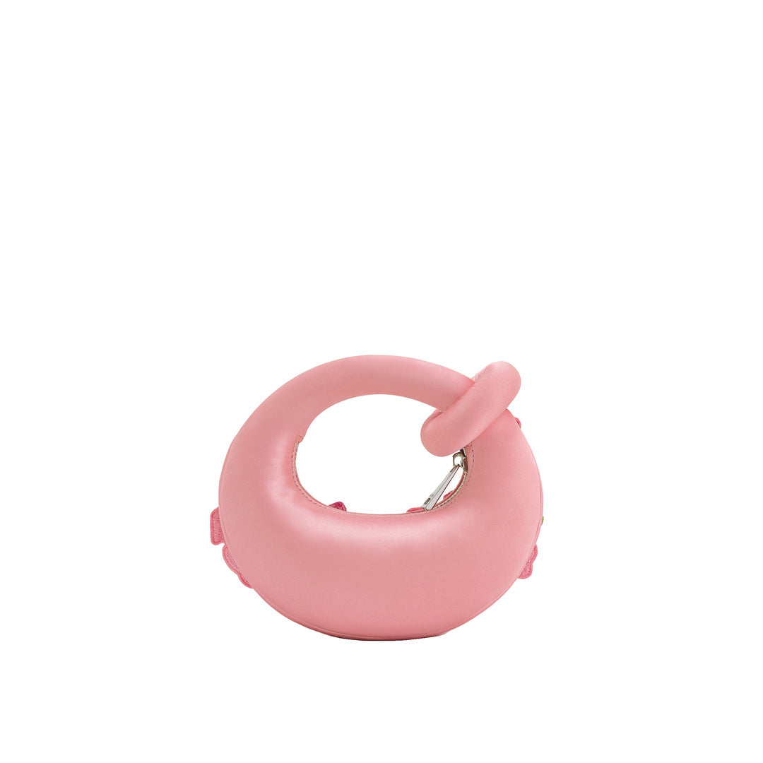 JW PEI Abacus Embroidered Floral Mini Top Handle Bag - Pink